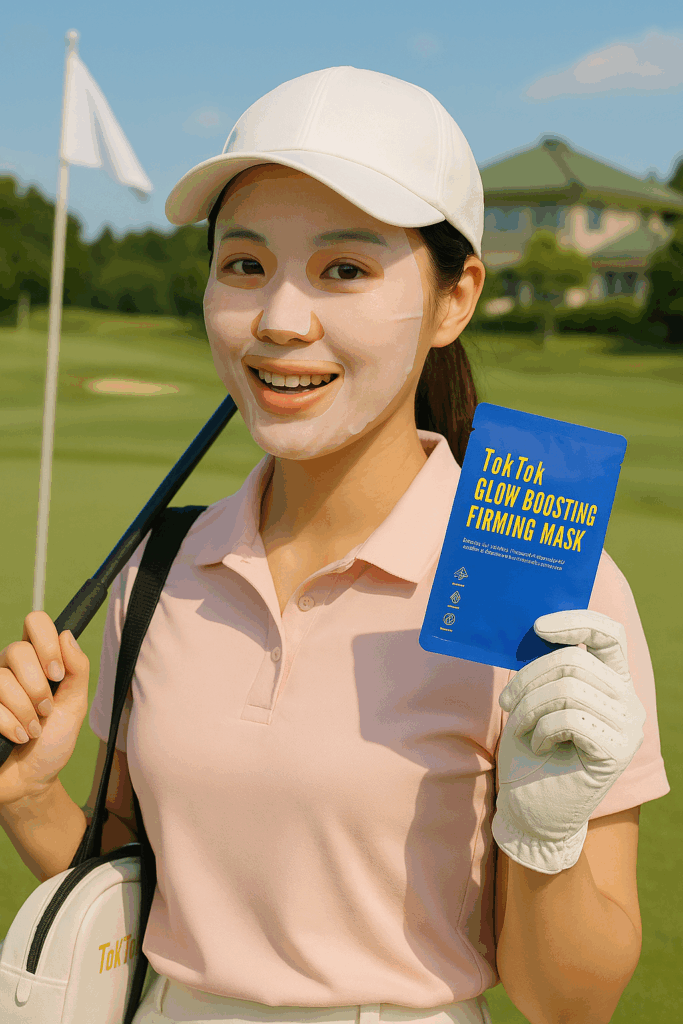 골프치고난후 바로마스크팩