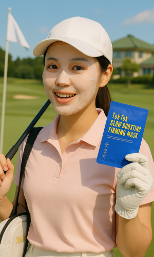 골프치고난후 바로마스크팩